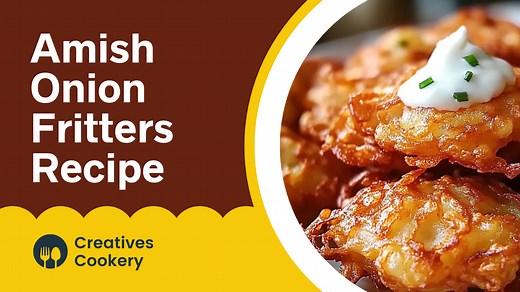 Amish Onion Fritters Recipe