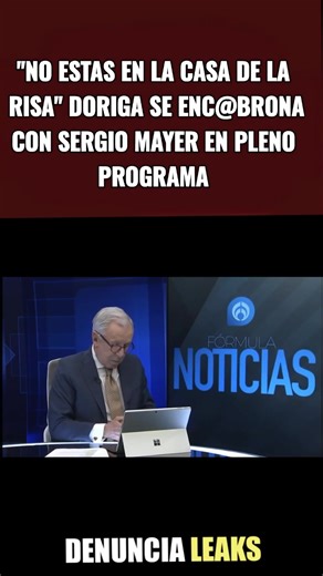30K views · 753 reactions | "NO ESTAS EN LA CASA DE LA RISA" DORIGA SE ENC@BRONA CON SERGIO MAYER EN ñ PLENO PROGRAMA 藍藍藍 | Anonymous Azteca Mx | Facebook