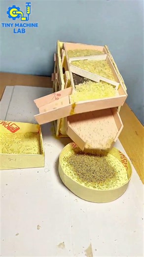 How to Build a DIY Reciprocating Sifter | Tiny Machine Lab #dcmotor #shortsviral