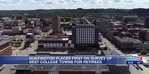 Huntington takes first place in survey of top 25 college towns to retire