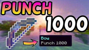 How To Get A Punch 1,000 Bow In Minecraft 1.16! (2020)