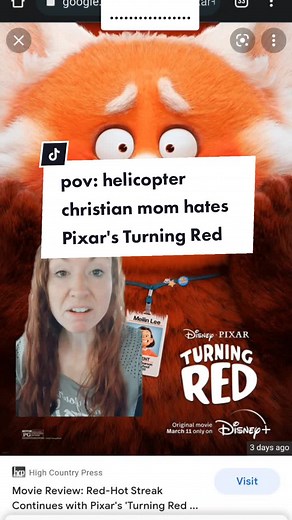 Christian Mom Satirizes Pixar's Turning Red in Hilarious Spoof