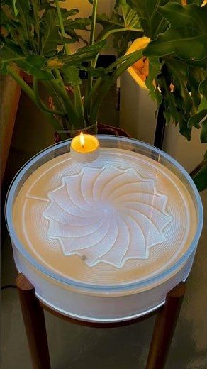 kinetic sand art coffee table that transforms your space with fluid, ever-changing patterns.