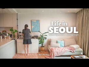 living alone in Seoul | apartment updates, spring rest, IKEA haul & BTS concert