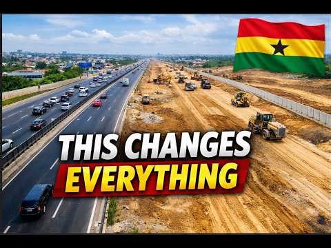 Accra–Tema Motorway TRANSFORMATION! Mahama Rd to Spintex Overhead – 10 Lane Highway REVEALED