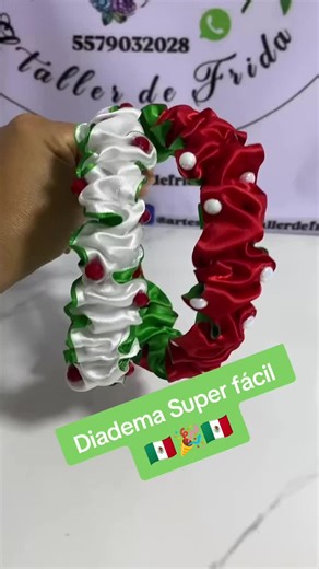 Cómo hacer una diadema tricolor fácil y elegante