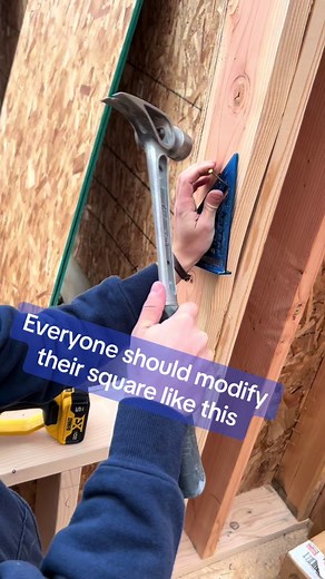 Sweet little framing square trick #framing #framers #frame #construction