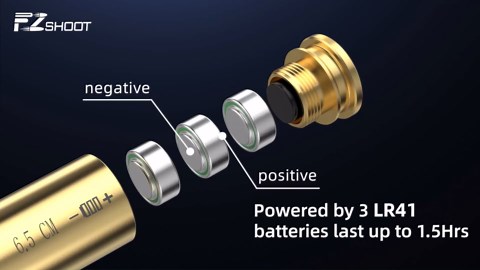 EZshoot 6.5 Laser Bore Sight Red Laser for 6.5CM/6.5Grendel Bore Sighter Laser Boresighter with Sets of Batteries