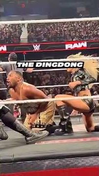 The most memorable part of Raw was the low blow Maxxine delivered to poor Dawkins #wwe #wweraw