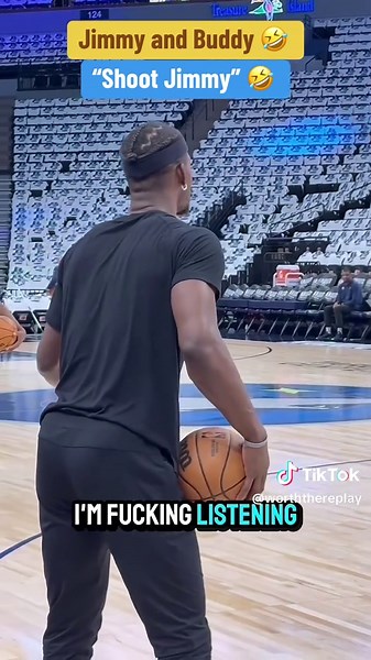 #jimmybutler and #buddyhield stay chirping #warriors #nba #nbaplayoffs #basketball