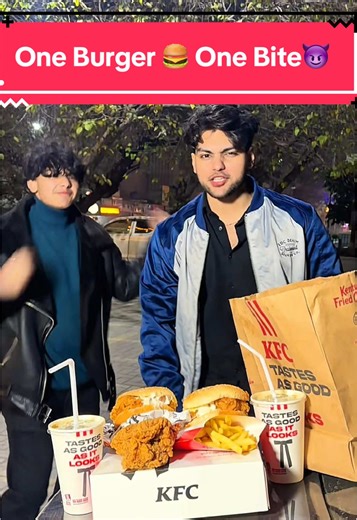 One Burger One Bite Challenge: Fun Eating Contest