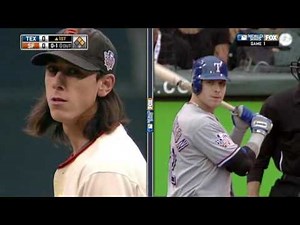 MLB 2010 world series game 1 Rangers @ Giants