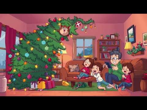 Our ‘Easy Setup’ Tree Wasn’t Easy at All 😂🎄 Full Funny Holiday Song