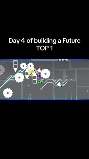 Day 4 of building a Future TOP 1! #geometrydash #viral #gaming #top1 #day4