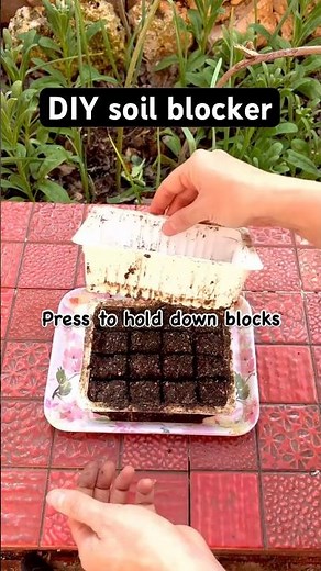 DIY soil blocker