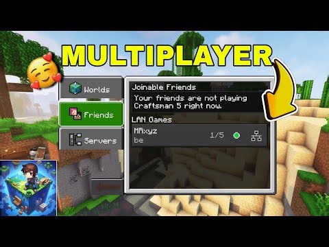 How To play Multiplayer in Craftsman 5 🔥 || 100% Working 🤩 ||
