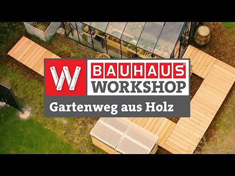 Creating a wooden garden path [Instructions] | BAUHAUS Workshop