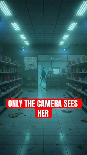 The Ghost Girl Only CCTV Can See. #usa #shortvideo #scary #ytshorts #shorts