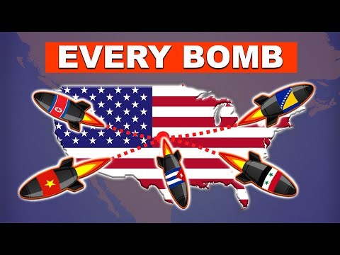 Every Country The USA Bombed Since The World War 2