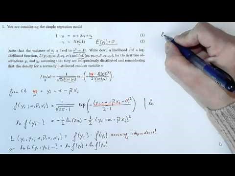Maximum Likelihood Exercise