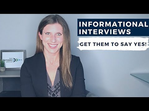 How to Reach Out for an Informational Interview | The Intern Hustle
