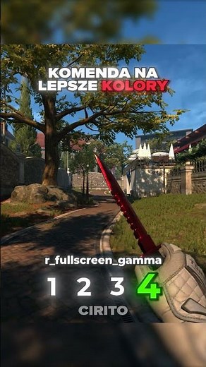 KOMENDA NA KOLORY #cs2 #counterstrike #cs2tips #cs2settings