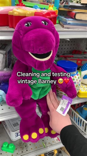 Restoring a Vintage Barney Plush: A Heartwarming Journey