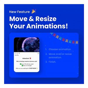 Our highly-requested feature! You can now move and resize your animation to your liking! Log in now and start creating! 🎉 #breakoutclips #animations #animated #motiongraphics #facebookads #videoads #instagramads #animatedvideos #videoeditor #videoediting | Breakout Clips