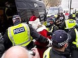 Santa among those arrested at anti-lockdown protest in London