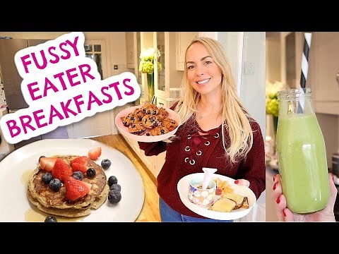 FUSSY EATER BREAKFAST IDEAS! 10 HEALTHY BREAKFASTS KIDS LOVE | Emily Norris