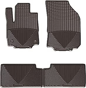 Weathertech All-Weather Floor Mats for Chevrolet Equinox 1st & 2nd Row (W424CO-W425CO), Cocoa