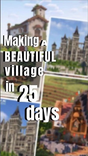 day 7 of transforming this land in a beautiful village ❤️❤️ || minecraft build #minecraft