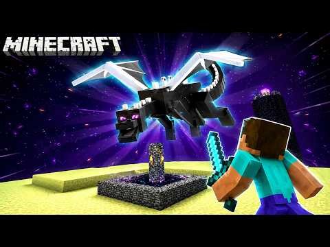 Minecraft Ender Dragon Fight 🐉 | Can Steve Survive This? 😱