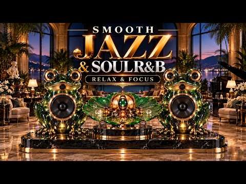 Smooth Jazz & Soul R&B - Midnight Jazz Lounge | Relaxing Instrumental Vibes