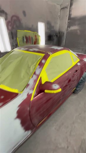 Mercedes Benz SLK-320 before and after #painting #glass #mercedes #classic #roadster