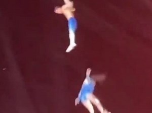 Acrobat falls to her death in performance caught on video