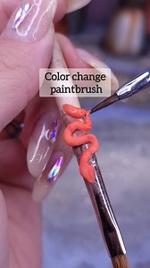 Turning my old paintbrush into a beautiful color changing magic wand 🖌️ revamping my old paint brush into a beautiful sparkly, colour changing magic wand. I will never throw this brush in the back of a drawer again. | Temika S