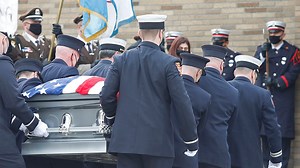 Boston firefighters honor Michael Ricci at Marshfield funeral