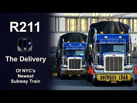 R211 - The delivery of New York City's newest Subway Train from Kawasaki
