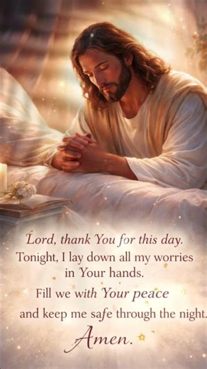 “End the day with gratitude, and rest in God’s perfect peace.” 🌙🙏#thankyoulord