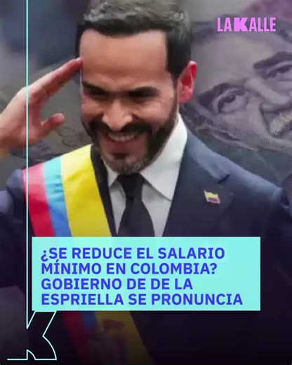 🚨 ¿SE REDUCE EL SALARIO MÍNIMO EN COLOMBIA? 🚨 El Gobierno de De la Espriella rompe el silencio y aclara qué pasará con el sueldo de los trabajadores en 2026. 🇨🇴💰 El MinTrabajo desmiente los rumores de una reducción. ¡Entérate de la verdad sobre tus pagos y no te dejes confundir! 👇 Encuentra más en https://lakalle.bluradio.com/ #LaKalle #ActualidadLaKalle #SalarioMínimo