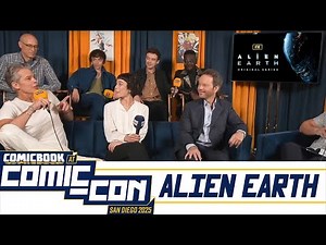 Alien Earth Cast Talks Bringing The Terror Home! - Timothy Olyphant, Sydney Chandler - SDCC 2025