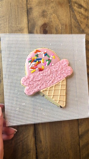 Ice cream, but make it cookies 🍪 #decoratedsugarcookies #icecreamcookies #decoratedcookies #royalicingcookies #cookiedecorating
