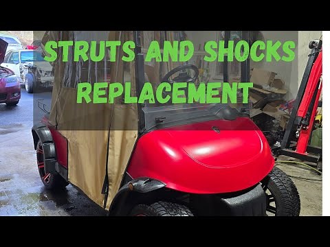 How to Install Front Struts & Rear Shocks on an EZGO RXV Golf Cart | Step-by-Step Guide