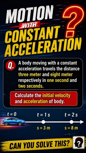 Class 9 Physics Numerical | Motion with Constant Acceleration #easybusytutor #physics