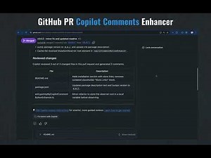 GitHub PR Copilot Comments Enhancer (browser extension)