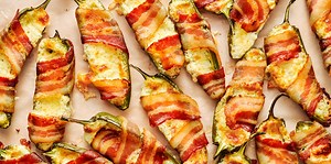 These Bacon-Wrapped Jalapeño Poppers Will Disappear At Your Next Party