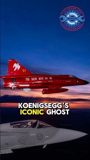 Why Koenigsegg Uses a Ghost Logo 👻 | The Ghost Squadron Story. #Koenigsegg #GhostLogo