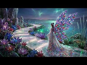 The Crystal Path 🌙 Ambient Soundtrack | AI Music Video