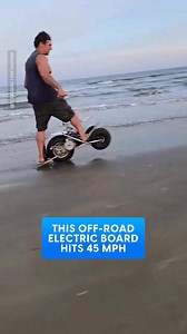 Think surfing meets motocross. TLTBoard’s Gorilla hits 45 mph and doesn’t care what kind of ground you’re riding on. Video: @tltboard #electricskateboard #technews | Digital Trends